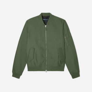 Alternative view of The Bomber Jacket | Uniform | Forest Green