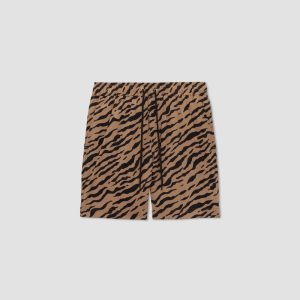 Alternative view of The ReNew Swim Short | Tiger Stripe Toasted Coconut