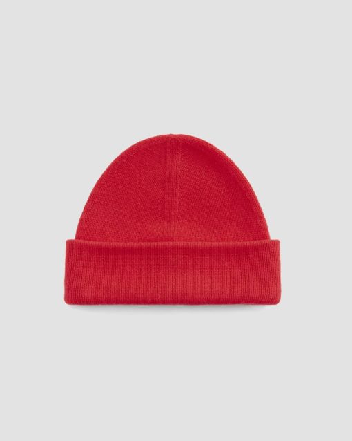 Alternative view of The Good Merino Wool Beanie  | Classic Red