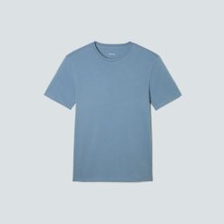 Alternative view of The Organic Cotton Crew | Greyish Blue
