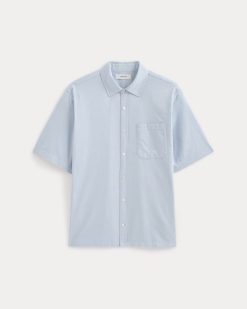 Alternative view of Lightweight Short-Sleeve Oxford | Light Blue