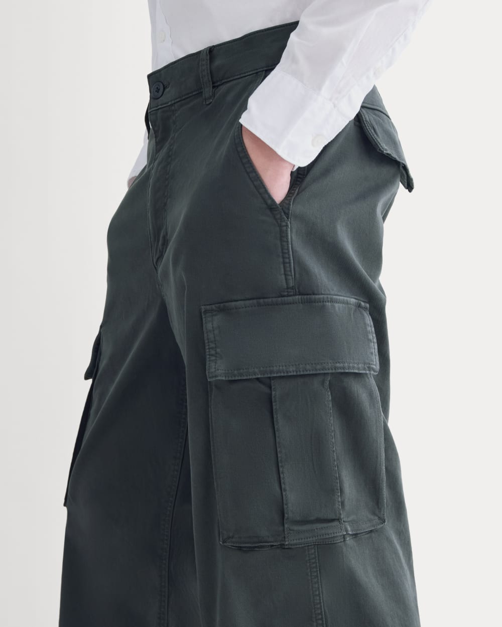 '90s Baggy Cargo Pant | Washed Black - Image 4
