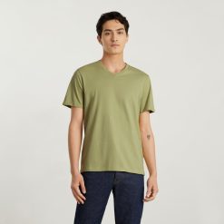 Alternative view of The Organic Cotton V-Neck Tee | Desert Palm