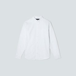 Alternative view of The Standard Fit Japanese Oxford Shirt | Uniform | Optic White / Black | Standard
