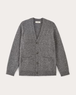 Alternative view of The Cloud Relaxed Cardigan | Heather Charcoal