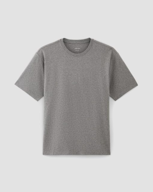Alternative view of The Premium-Weight Relaxed Crew | Uniform | Heathered Mid-Grey