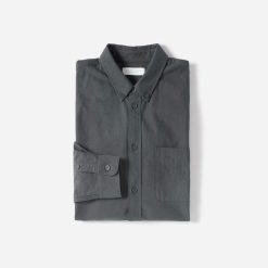 The Slim-Fit Japanese Oxford | Slate Grey | Regular