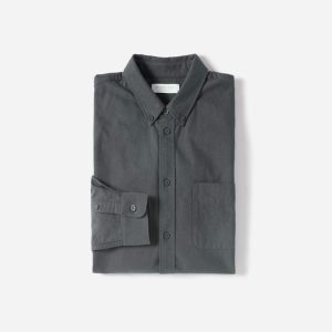 The Slim-Fit Japanese Oxford | Slate Grey | Regular