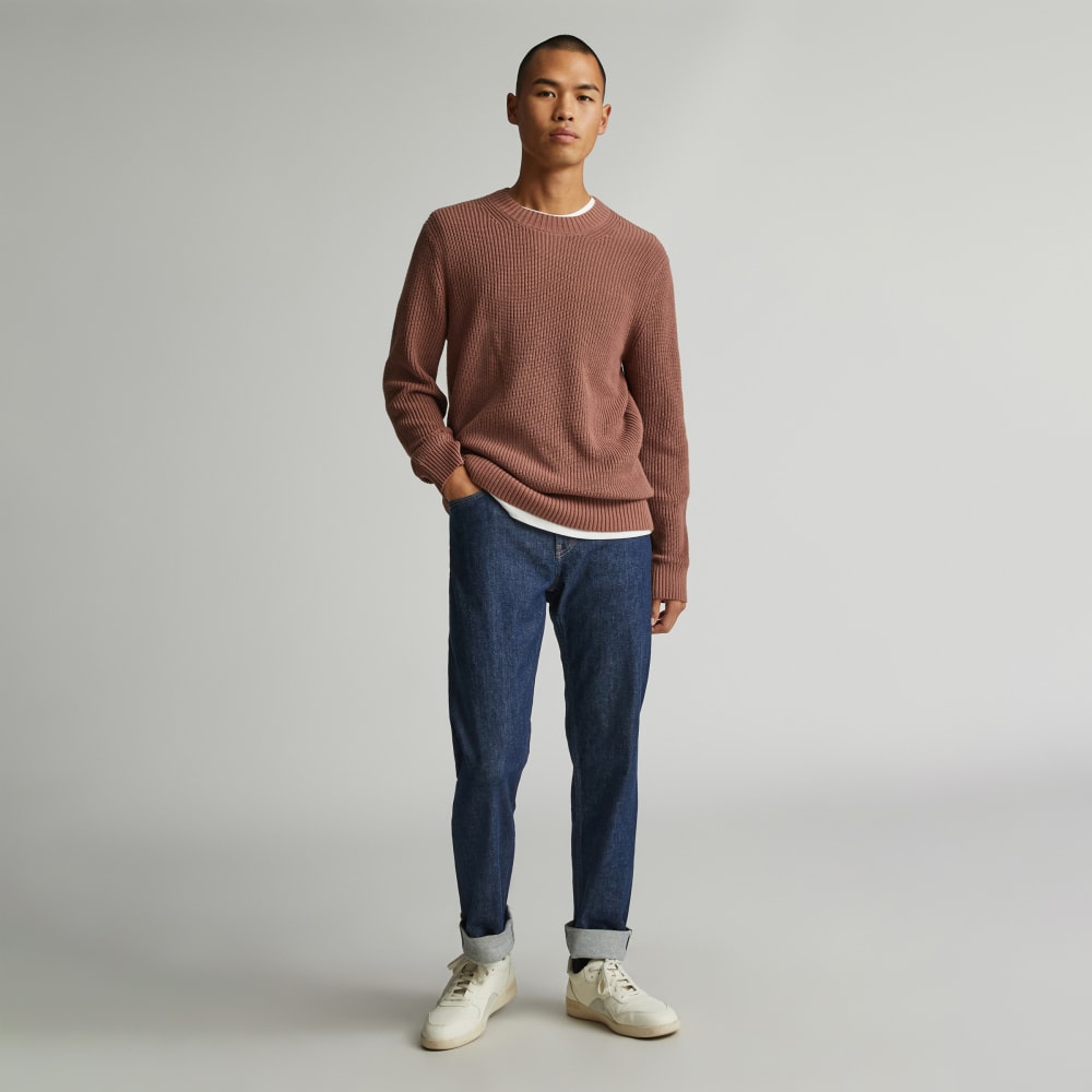 The No-Sweat Ribbed Crew | Carob Brown - Image 5