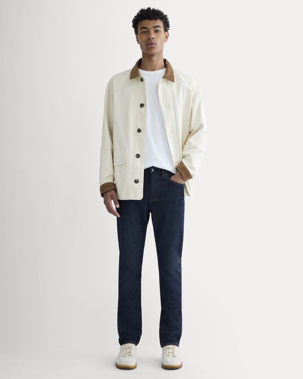 The Slim 4-Way Stretch Organic Jean | Uniform | Deep Indigo