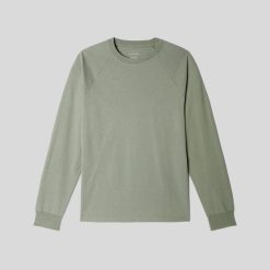 Alternative view of The Premium-Weight Long-Sleeve Crew | Uniform | Seagrass