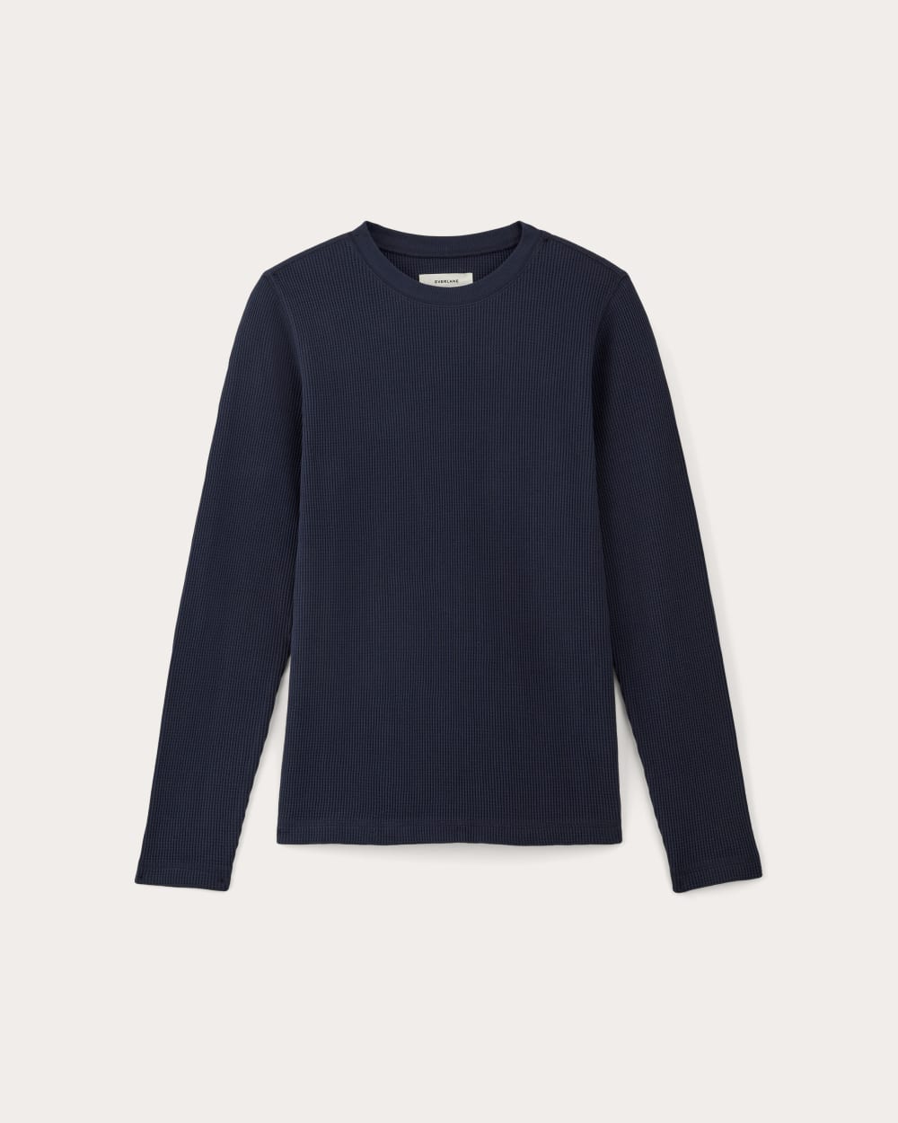 The Waffle Long-Sleeve Crew | Navy - Image 2
