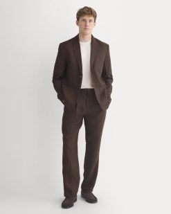 Alternative view of Soyeux Linen Blazer | Dark Brown