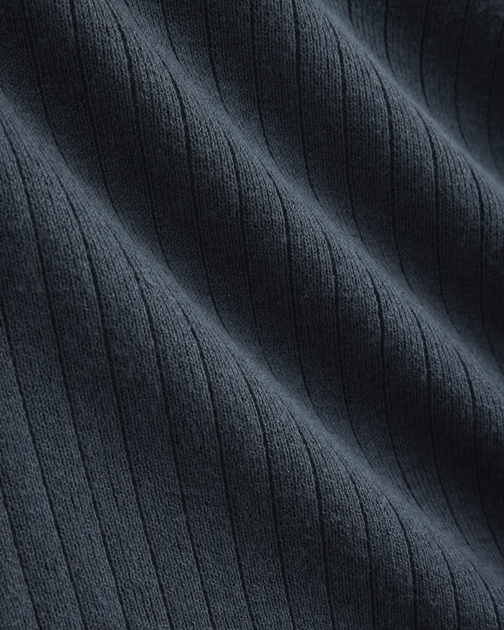 Textured Knit Tee | Midnight Navy - Image 6