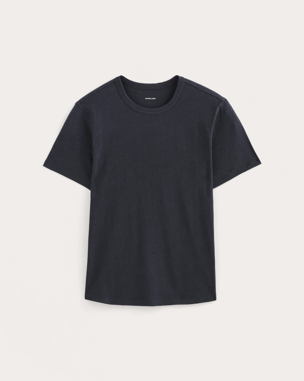 The Cotton Linen Tee | Navy - Image 2