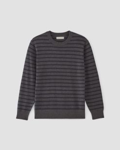 Alternative view of The No-Sweat Sweater | Uniform | Heathered Midnight / Heathered Ash