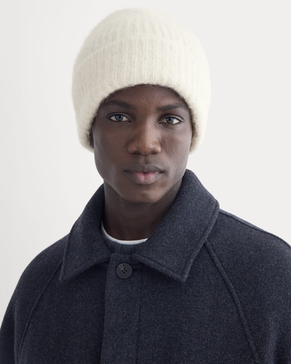 Plush Alpaca Beanie | Bone - Image 2