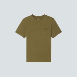 Alternative view of The Premium-Weight Pocket Tee | Uniform | Olive