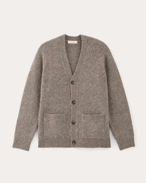 Alternative view of The Cloud Relaxed Cardigan | Taupe Melange