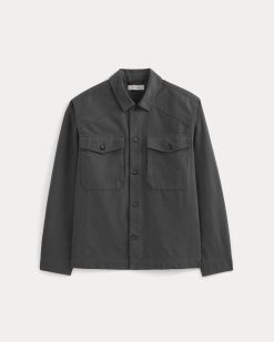 Alternative view of Utility Shirt Jacket | Washed Black