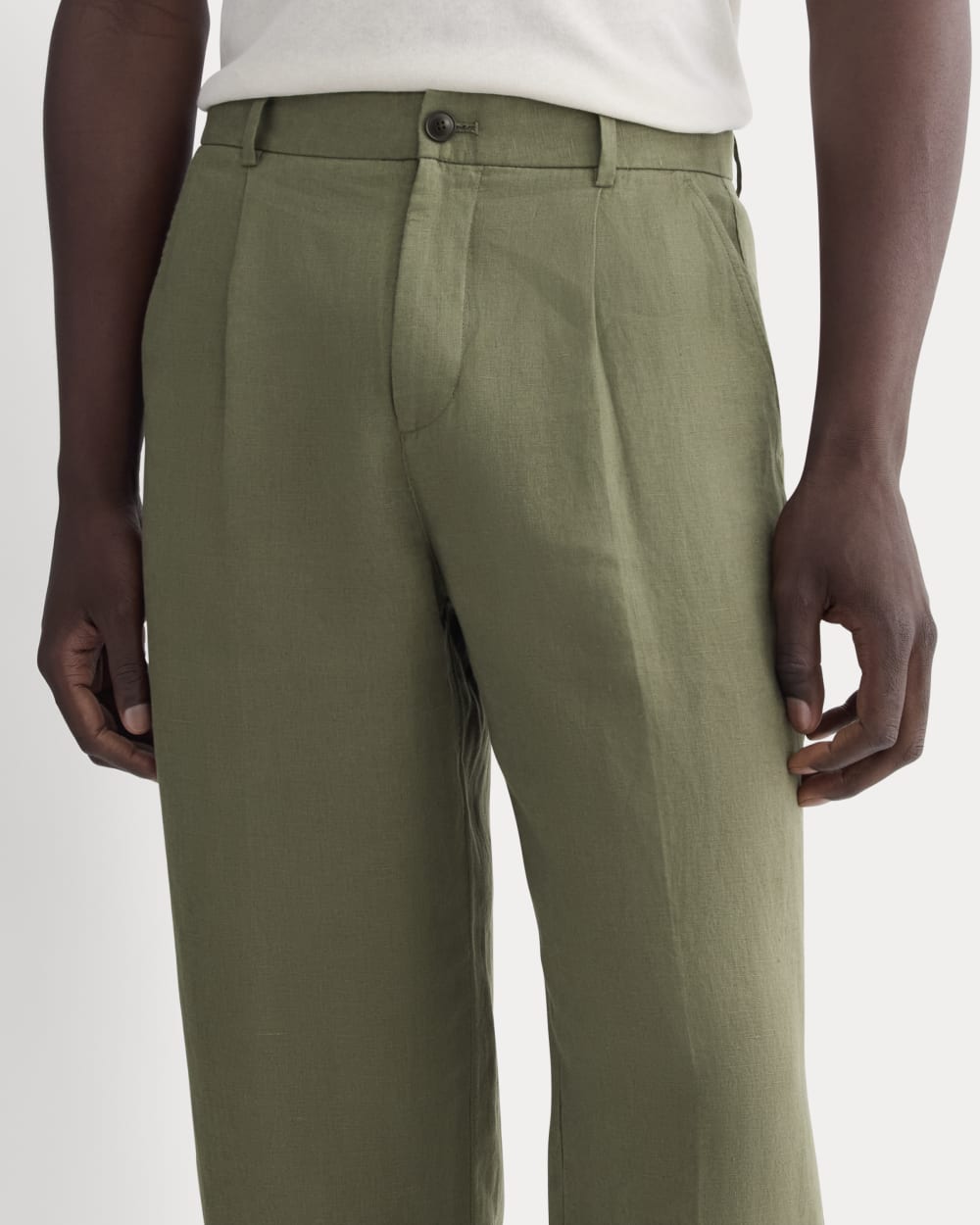 The Linen Pleated Trouser | Kalamata - Image 4