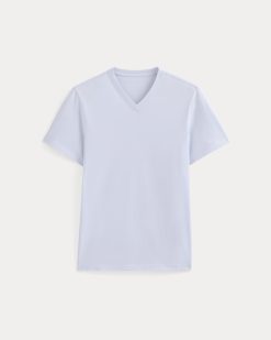 Alternative view of The Essential Organic V-Neck Tee | Skywriting