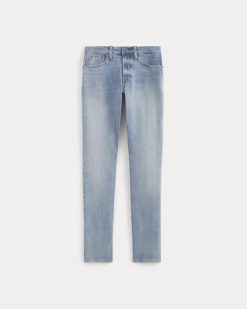Alternative view of The Selvedge Slim-Fit Jean | Clear Sky Blue